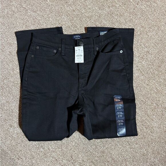 J.Crew Petite flare crop high-rise white jean in signature stretch - Picture 2 of 3